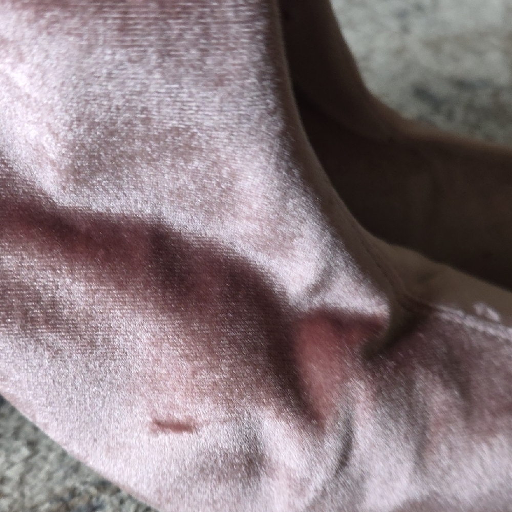 Free People Velvet Cecile Bootie Rose Ankle Boots - Picture 4 of 10